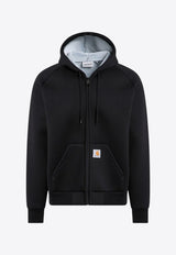 Carhartt Wip Car-Lux Zip-Up Hooded Sweatshirt Black I032935PL/P_CARH-0GLXX