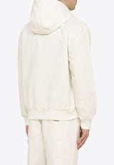 Carhartt Wip Logo Patch Zip-Up Hooded Sweatshirt White I032939CO/O_CARH-D602