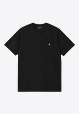 Carhartt Wip Chase Logo Patch T-shirt Black I033045CO/P_CARH-00FXX