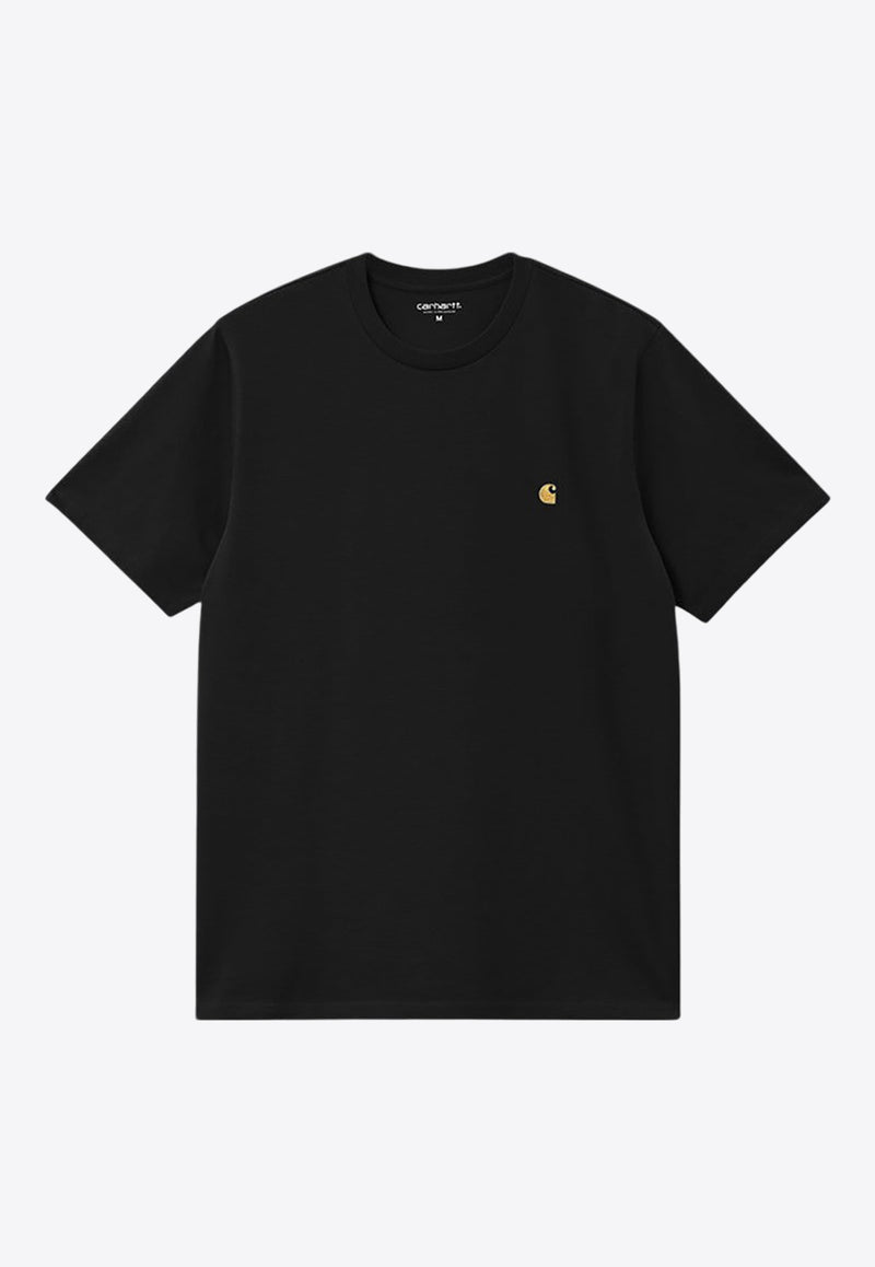 Carhartt Wip Chase Logo Patch T-shirt Black I033045CO/P_CARH-00FXX