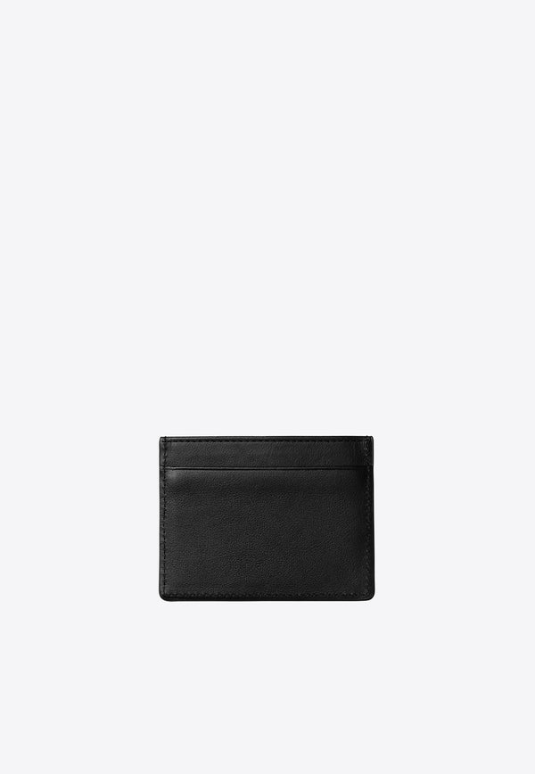 Carhartt Wip Vegas Logo Print Leather Cardholder Black I033109BLACK