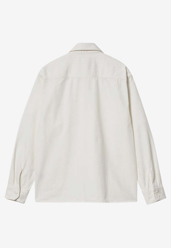 Carhartt Wip Rainer Zip-Up Shirt Jacket White I033276CO/O_CARH-35002
