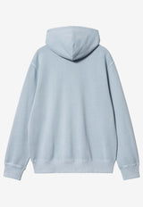 Carhartt Wip Duster Script Zip-Up Hoodie Light Blue I033619_000_0W9GD