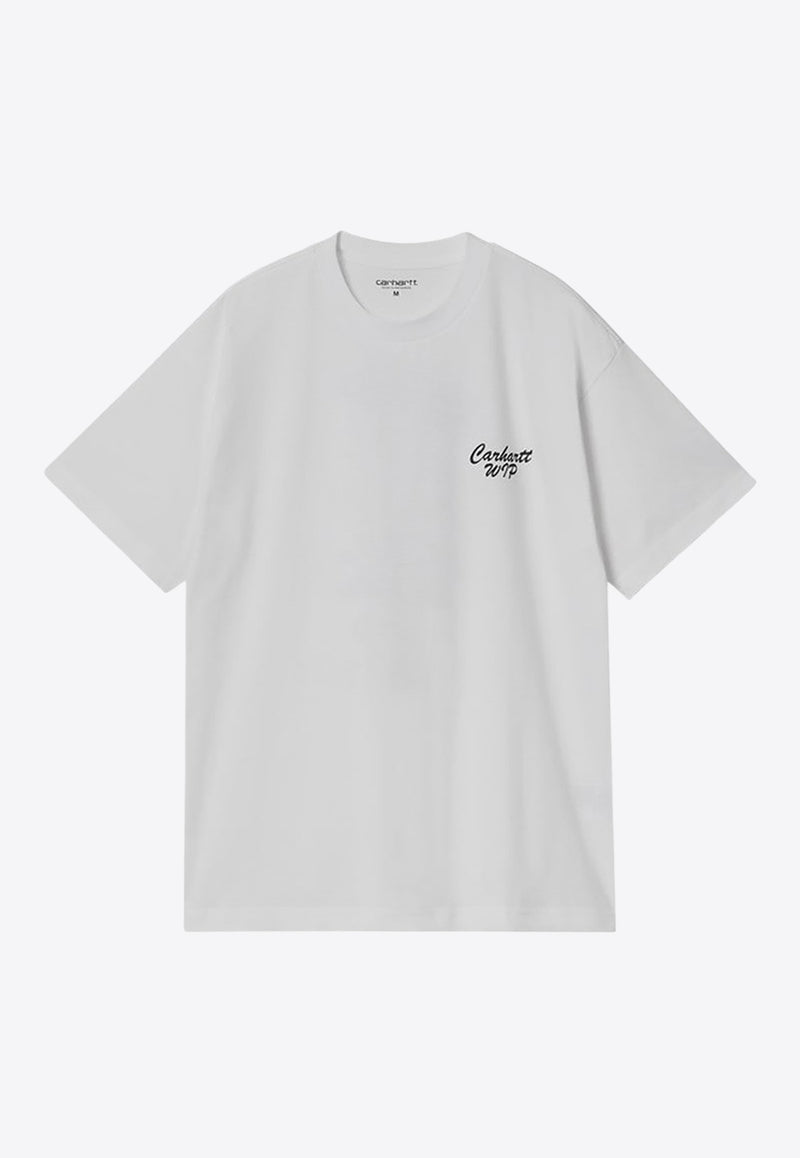 Carhartt Wip Friendship Printed T-shirt  White I033641CO/P_CARH-00AXX