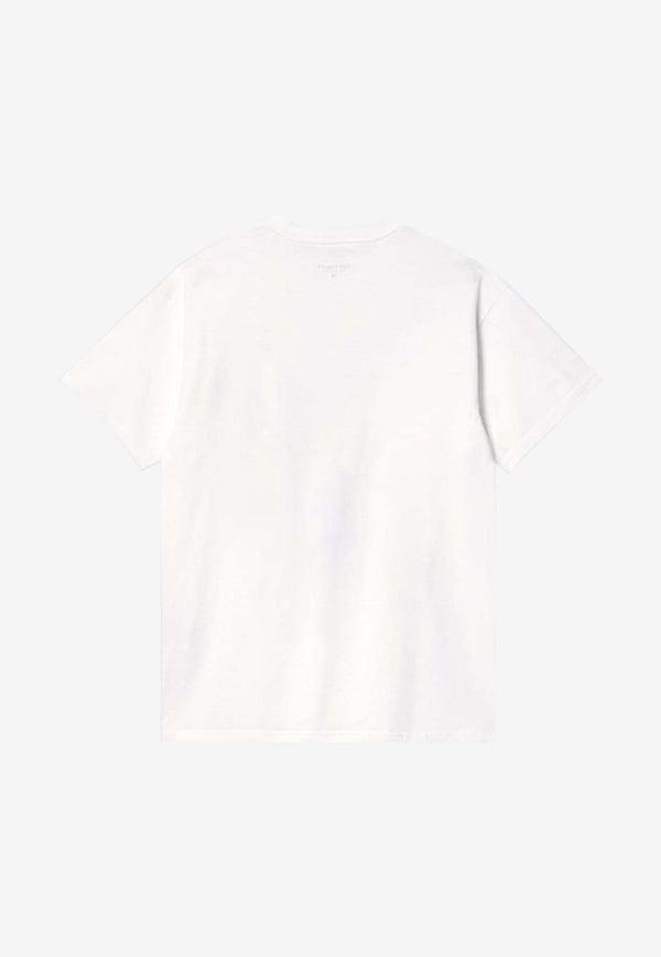 Carhartt Wip Amour Pocket Crewneck T-shirt White I033675CO/P_CARH-00AXX