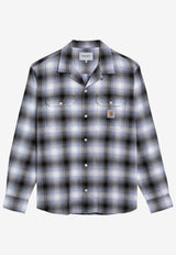 Carhartt Wip Plaid Check Long-Sleeved Shirt Blue I033691CO/P_CARH-2ABXX