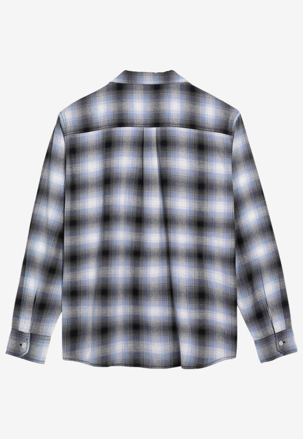 Carhartt Wip Plaid Check Long-Sleeved Shirt Blue I033691CO/P_CARH-2ABXX