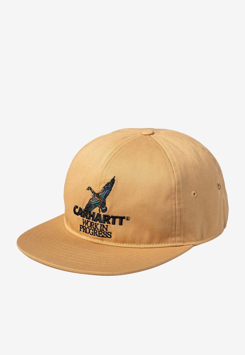 Carhartt Wip Ducks Embroidered Baseball Cap Beige I033704BEIGE