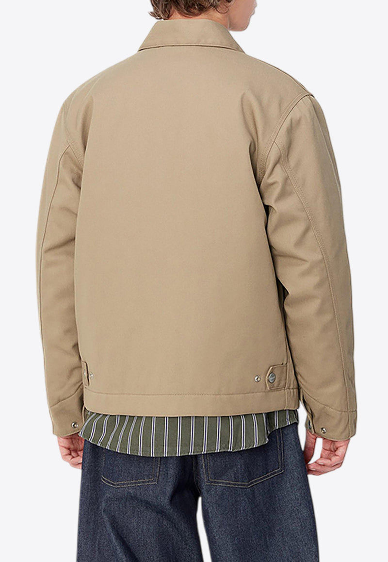 Carhartt Wip Module Script Zip-Up Jacket Beige I033763BEIGE