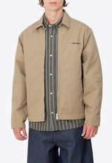 Carhartt Wip Module Script Zip-Up Jacket Beige I033763BEIGE