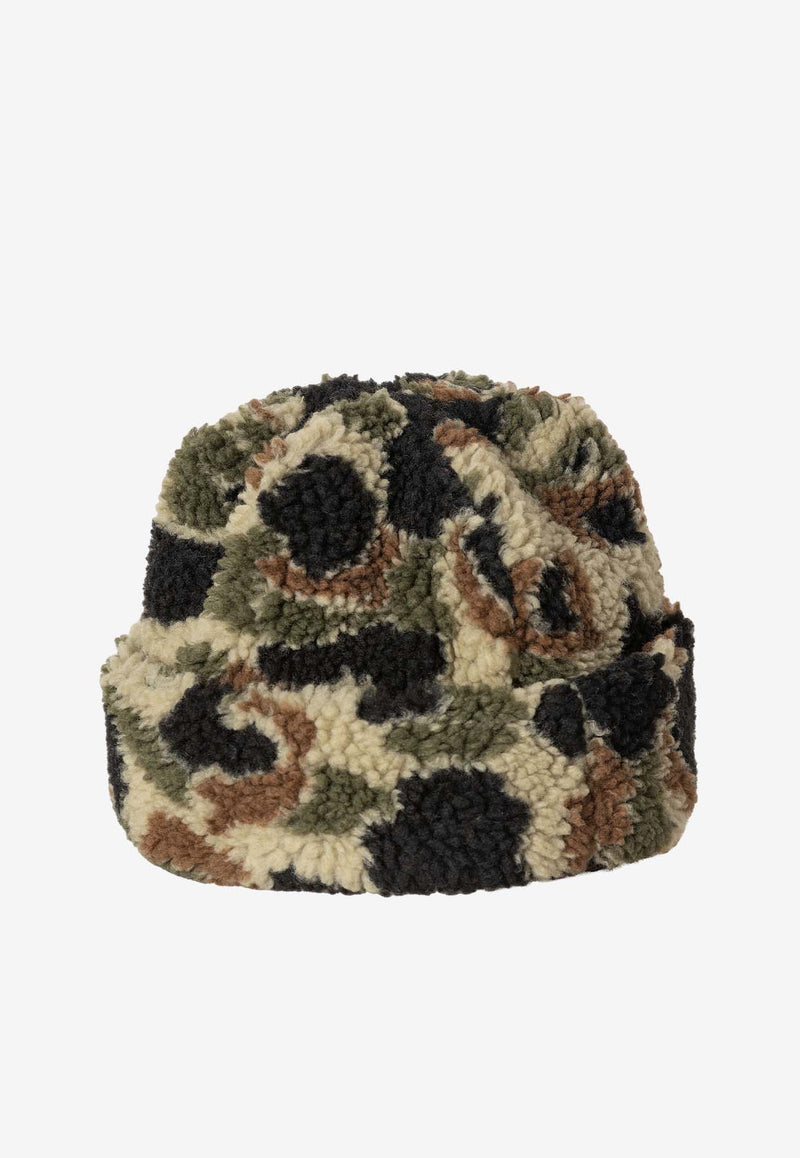 Carhartt Wip Prentis Camouflage Jacquard Beanie Green I033848_000_2GVXX