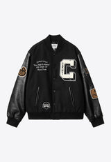 Carhartt Wip Brown Ducks Embroidered Bomber Jacket Black I033855BLACK