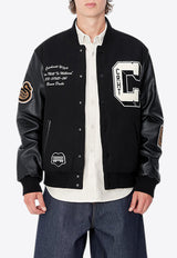 Carhartt Wip Brown Ducks Embroidered Bomber Jacket Black I033855BLACK