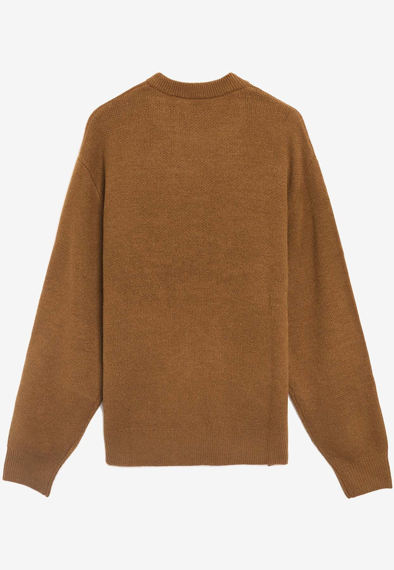 Carhartt Wip Brown Ducks Intarsia Knit Sweater Brown I033863_000_HZXX