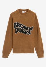 Carhartt Wip Brown Ducks Intarsia Knit Sweater Brown I033863_000_HZXX