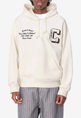 Carhartt Wip Brown Ducks Drawstring Hoodie Ivory I033930_000_D6XX