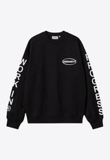 Carhartt Wip Body of Work Printed Sweatshirt Black I033939CO/P_CARH-0D2XX