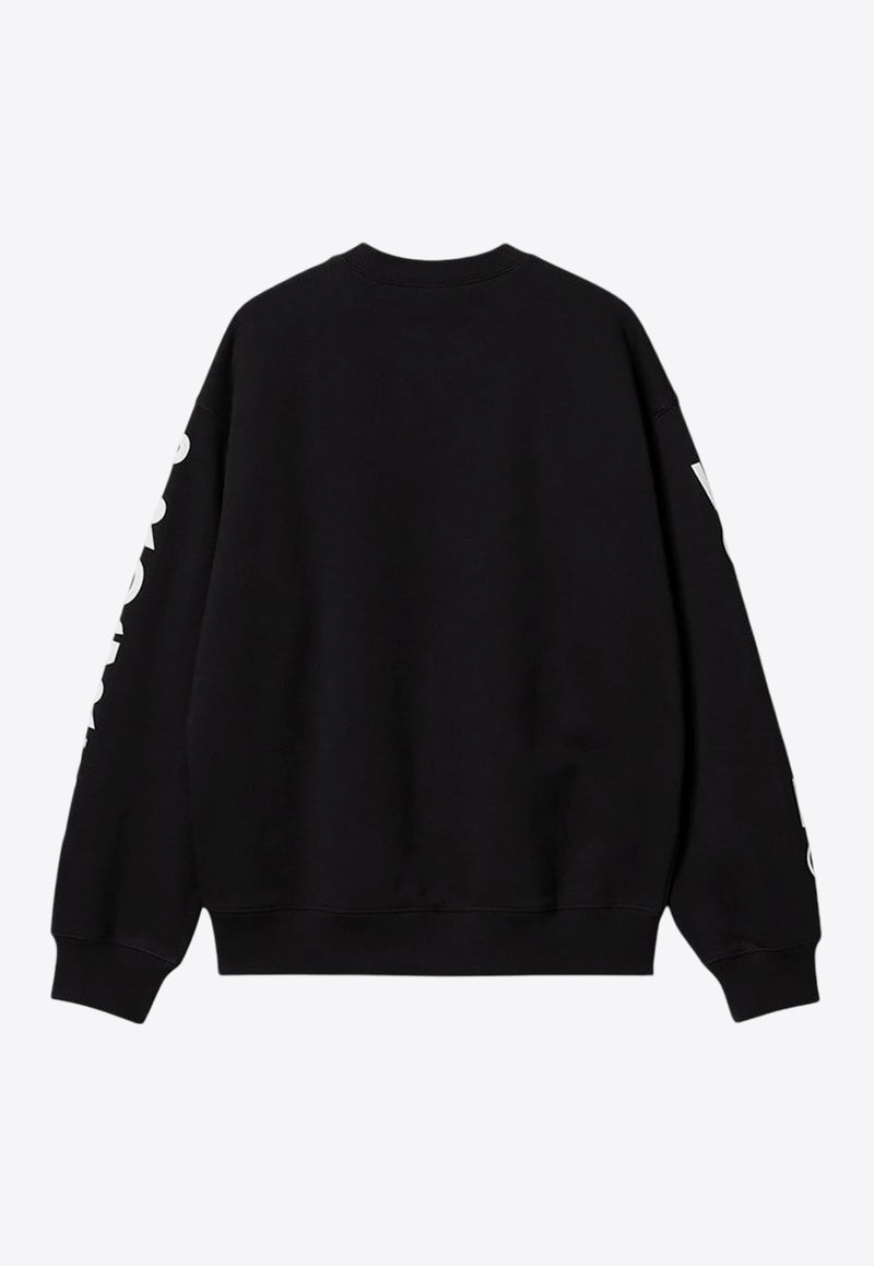 Carhartt Wip Body of Work Printed Sweatshirt Black I033939CO/P_CARH-0D2XX