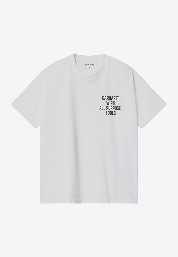 Carhartt Wip Cross Screw Printed T-shirt White I033949CO/Q_CARH-02XX