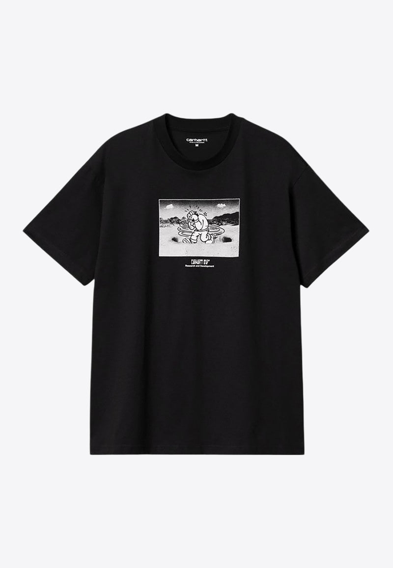 Carhartt Wip Think Tank Printed T-shirt Black I033964CO/P_CARH-89XX