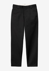 Carhartt Wip Master Straight-Leg Pants Black I034233BLACK