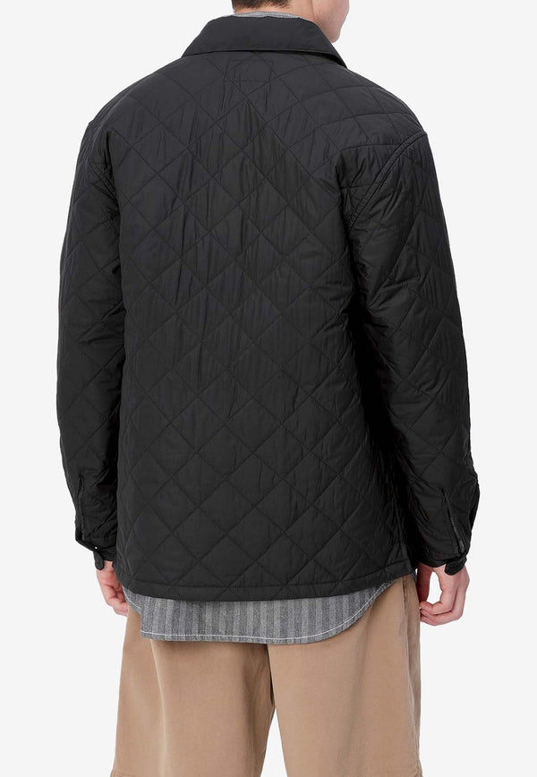 Carhartt Wip Wadeson Quilted Shirt Jacket Black I034363BLACK