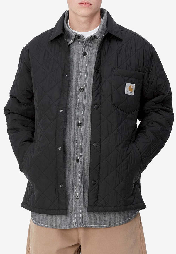 Carhartt Wip Wadeson Quilted Shirt Jacket Black I034363BLACK