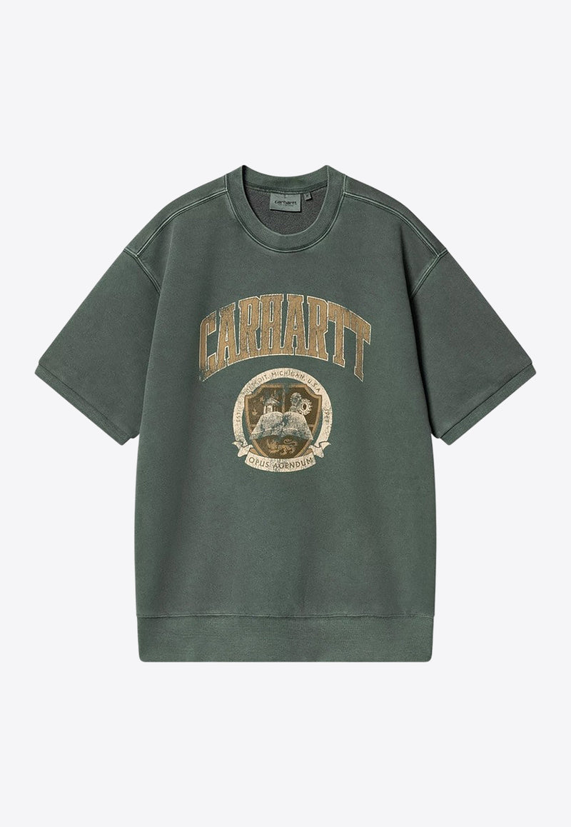 Carhartt Wip Library Vintage Logo T-shirt Green I034727CO/Q_CARH-CIGD