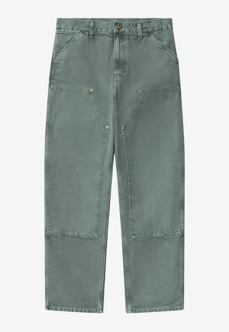 Carhartt Wip Double Knee Straight Pants Gray I034796CO/Q_CARH-2M24O