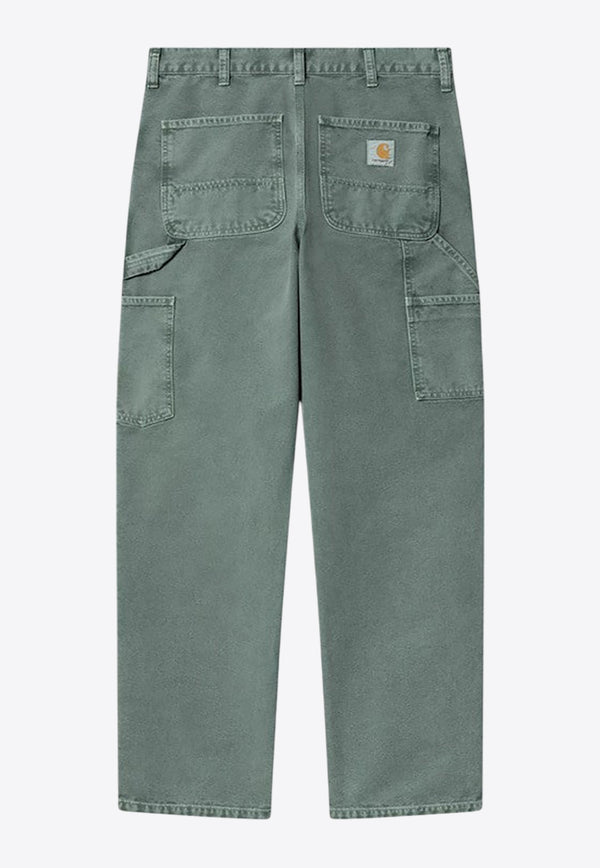 Carhartt Wip Double Knee Straight Pants Gray I034796CO/Q_CARH-2M24O