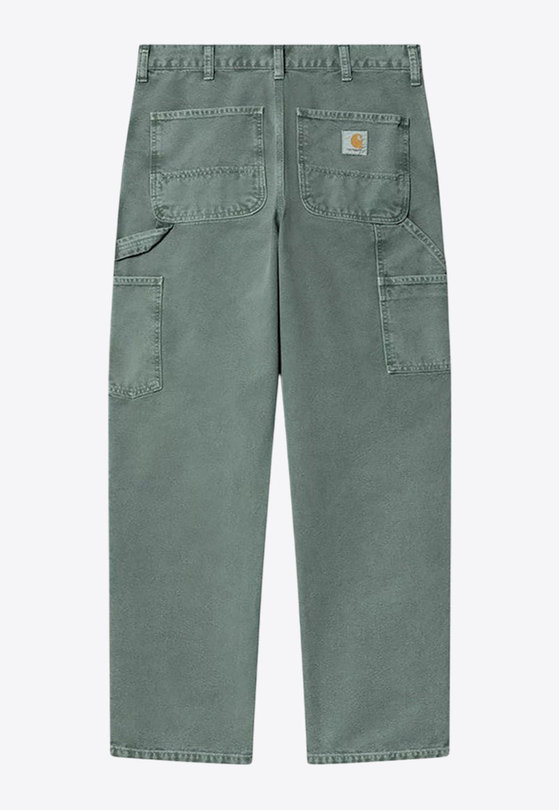 Carhartt Wip Double Knee Straight Pants Gray I034796CO/Q_CARH-2M24O