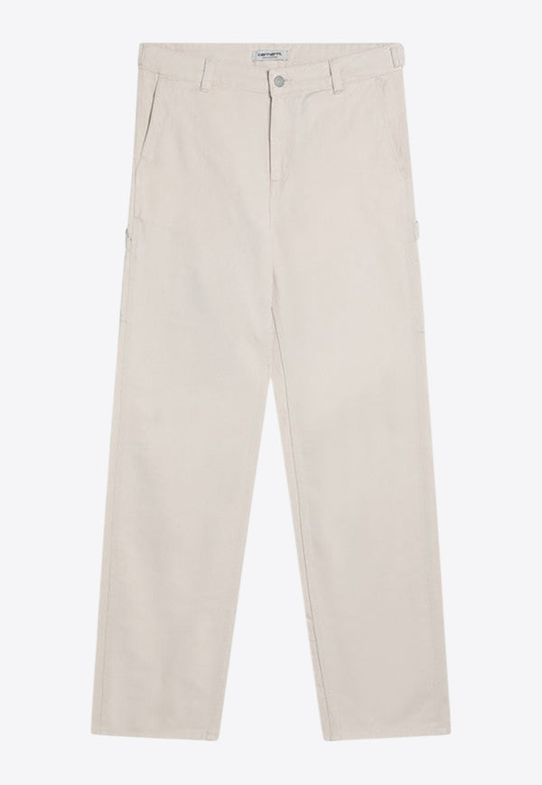 Carhartt Wip Master Straight-Leg Pants Cream I034832CO/Q_CARH-0502