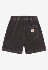 Carhartt Wip Reynold Elasticated Faded Shorts Gray I034877CO/S_CARH-3IS0F