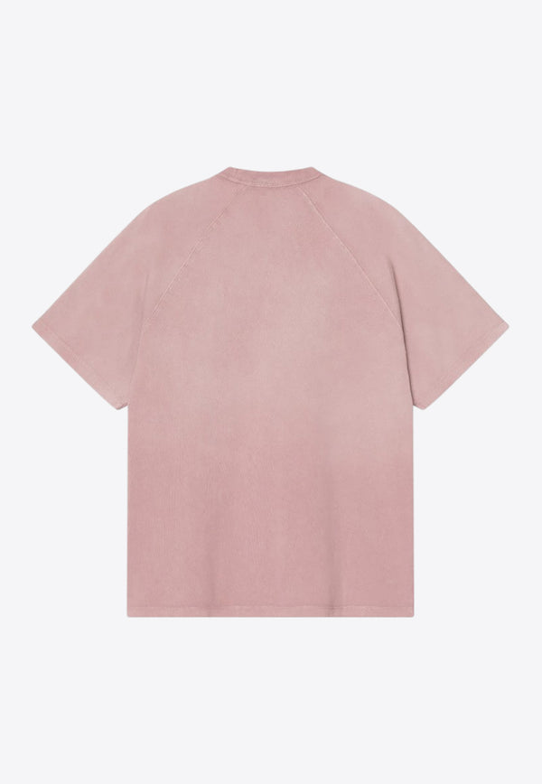 Carhartt Wip Hudson Washed T-shirt Mauve I035138CO_CARH-1XF