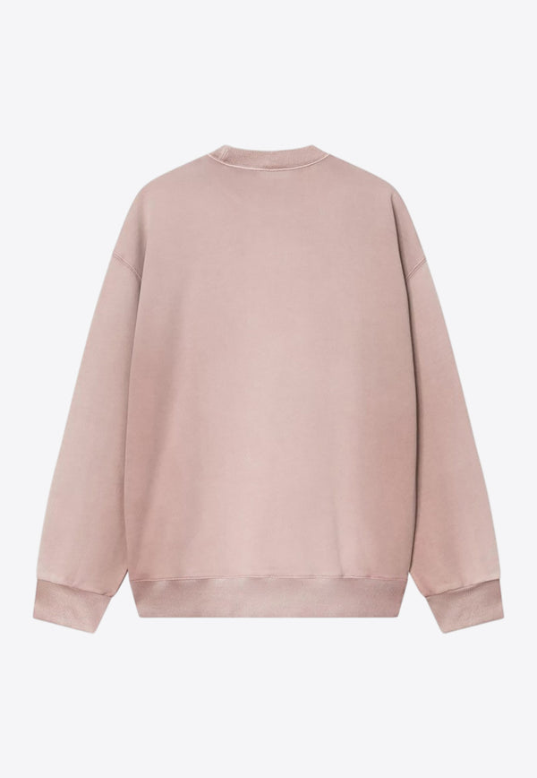 Carhartt Wip Hudson Washed Sweatshirt Mauve I035186CO/R_CARH-1XF