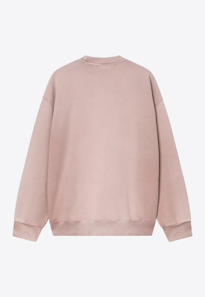 Carhartt Wip Hudson Washed Sweatshirt Mauve I035186CO/R_CARH-1XF