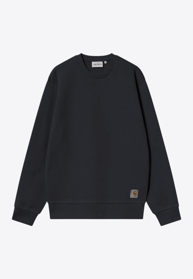 Carhartt Wip Hudson Logo Washed Sweatshirt Black I035186CO/R_CARH-89