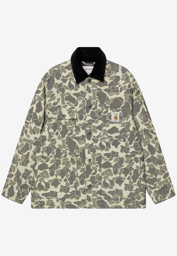 Carhartt Wip Tapestry Chore Camo Duck Jacquard Jacket Green I035329CO/R_CARH-3CKXX