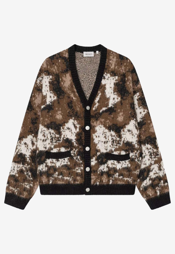Carhartt Wip Merton Camouflage Jacquard Cardigan  Multicolor I035391PL/R_CARH-38XXX