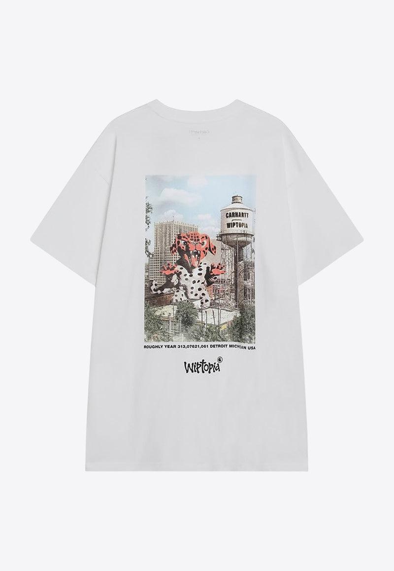 Carhartt Wip Wiptopia Graphic Print T-shirt White I035492CO/R_CARH-02XX