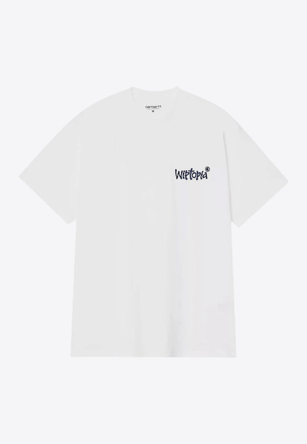Carhartt Wip Wiptopia Script T-shirt White I035495CO/R_CARH-0IYXX