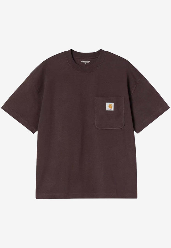 Carhartt Wip Work Pocket T-shirt  Brown I035523CO/R_CARH-33HXX