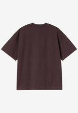 Carhartt Wip Work Pocket T-shirt  Brown I035523CO/R_CARH-33HXX