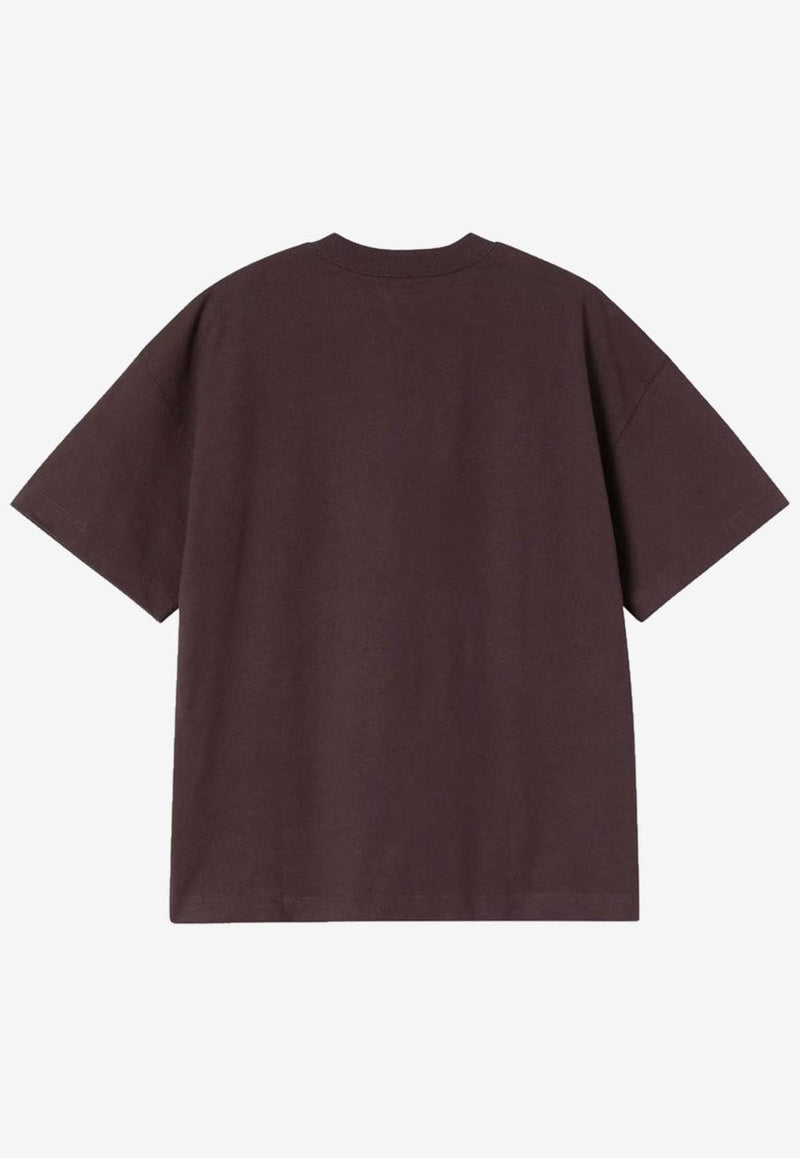 Carhartt Wip Work Pocket T-shirt  Brown I035523CO/R_CARH-33HXX