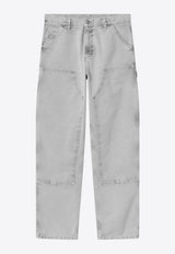 Carhartt Wip Double Knee Straight Washed Jeans Gray I035556CO/R_CARH-89