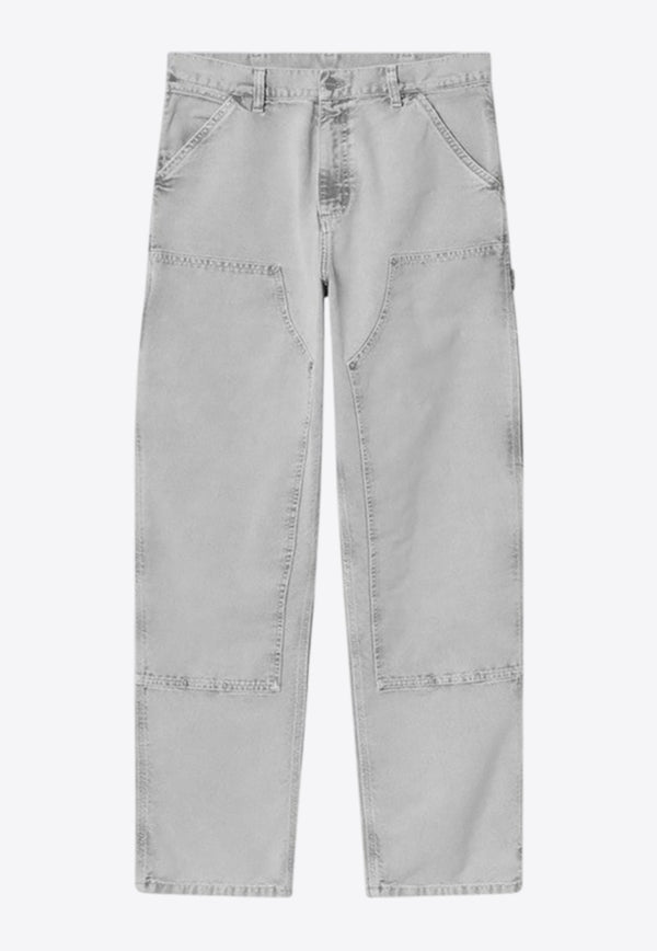 Carhartt Wip Double Knee Straight Washed Jeans Gray I035556CO/R_CARH-89