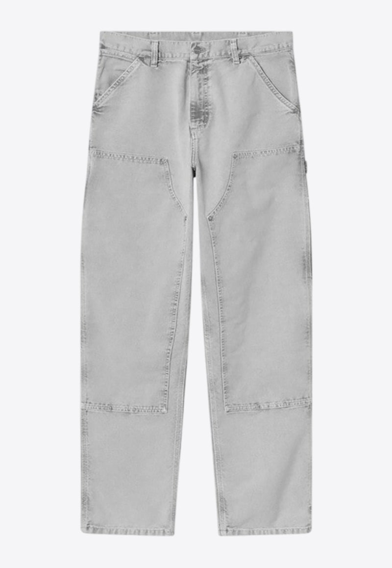 Carhartt Wip Double Knee Straight Washed Jeans Gray I035556CO/R_CARH-89