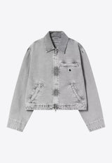 Carhartt Wip Emery Bleached Denim Jacket Gray I035570CO/R_CARH-00E