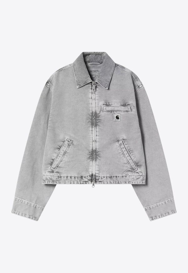 Carhartt Wip Emery Bleached Denim Jacket Gray I035570CO/R_CARH-00E