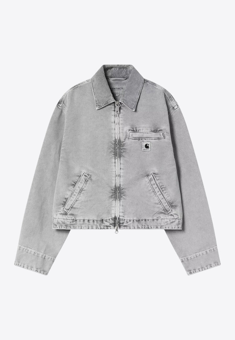 Carhartt Wip Emery Bleached Denim Jacket Gray I035570CO/R_CARH-00E